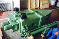 Double steel mill hydraulic machine